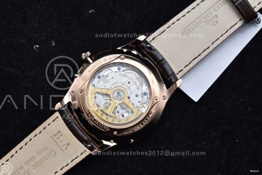 Strap Edition RG on White Thin Leather Best Brown Dial Ultra Master Moon APSF Super 1:1 SA925 Clone 0502